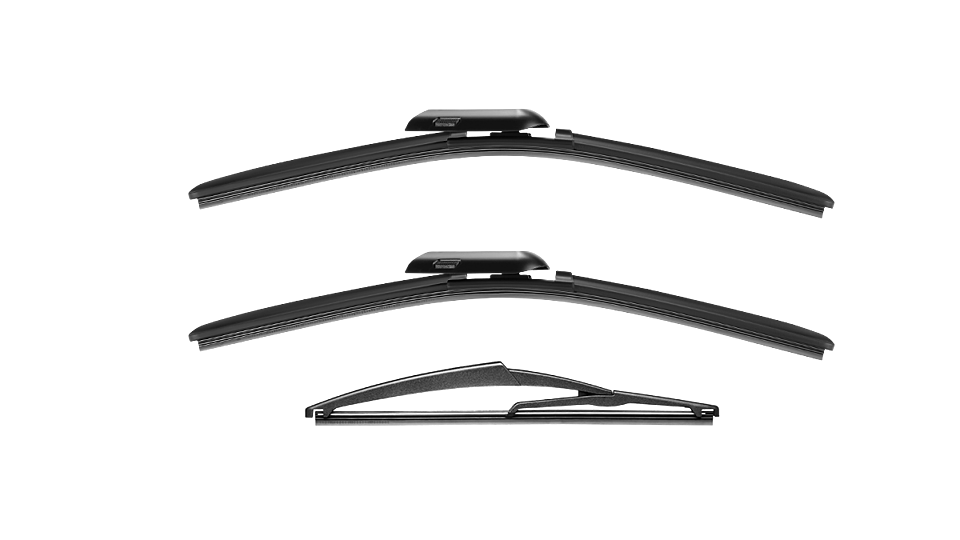 Peugeot e-Expert wiper blades Rear Tailgate wiper blades 2023 - 2025 Front & Rear Kit