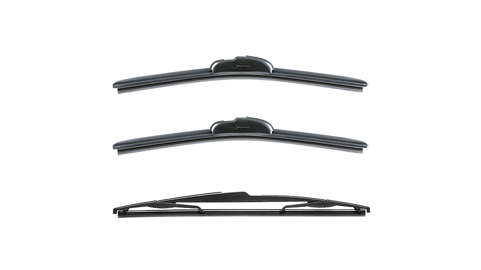 Jeep Wrangler wiper blades JL Convertible wiper blades 2018 - 2025 Front & Rear Kit