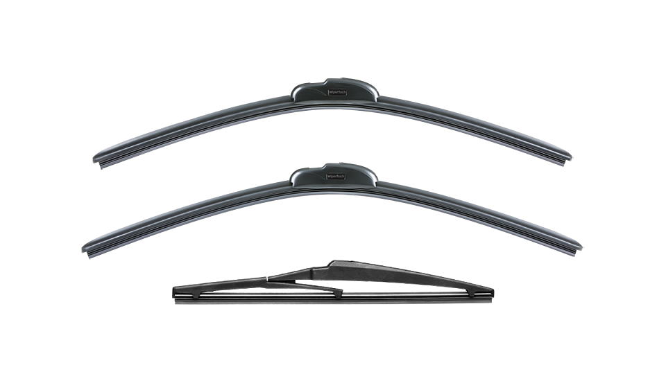 Porsche 911 wiper blades 997 Coupe wiper blades 2004 - 2011 Front & Rear Kit