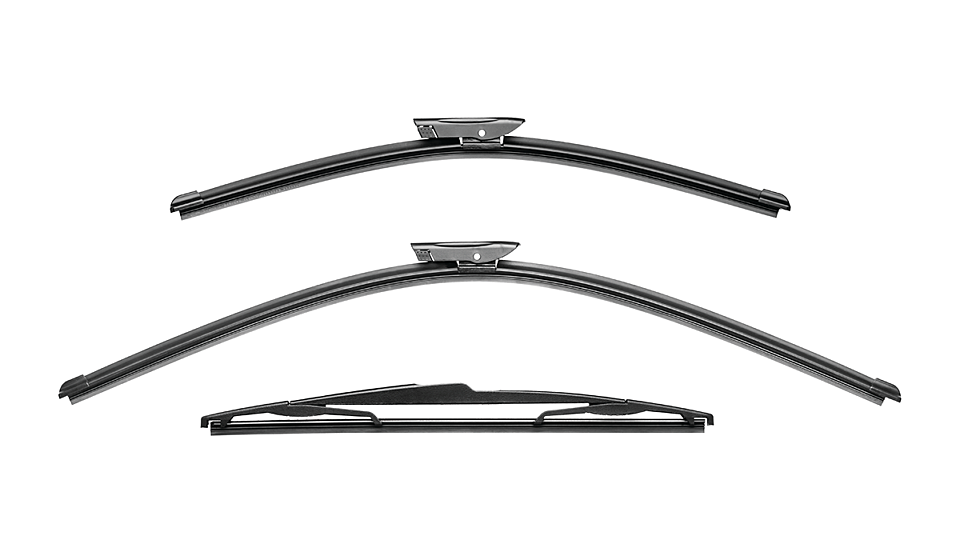 Renault Clio RS wiper blades X85 wiper blades 2008 - 2013 Front & Rear Kit