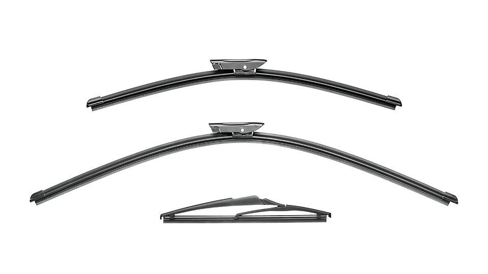 Renault Megane wiper blades B84 Phase II Hatch (5-door) wiper blades 2006 - 2010 Front & Rear Kit
