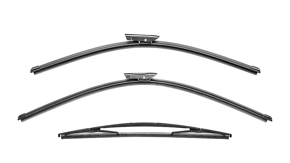 Renault Kangoo wiper blades X61 Facelift Rear Tailgate wiper blades 2017 - 2022 Front & Rear Kit