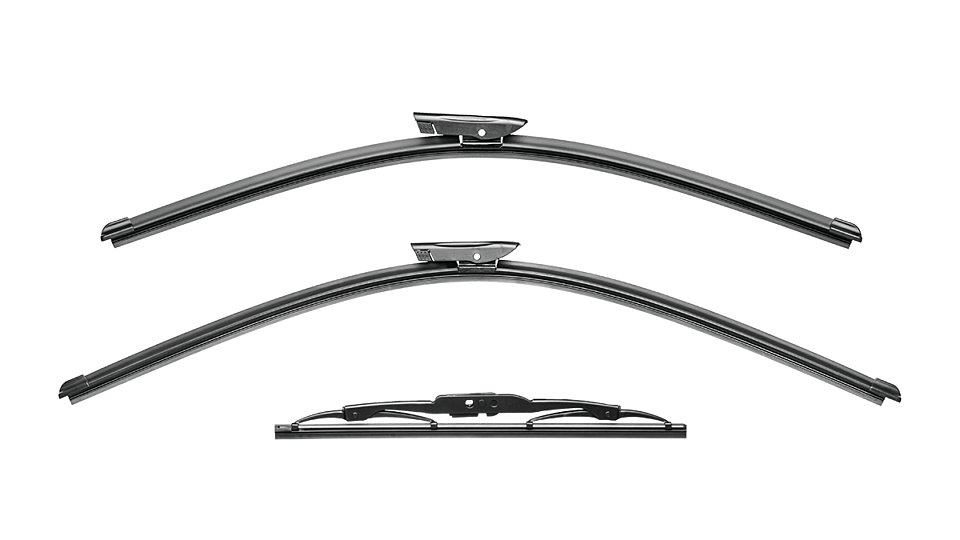 Renault Kangoo wiper blades X61 Facelift 2 Rear Doors wiper blades 2017 - 2022 Front & Rear Kit