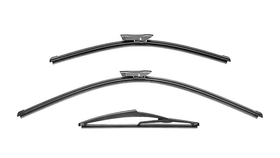 Renault Captur wiper blades J87 wiper blades 2014 - 2017 Front & Rear Kit