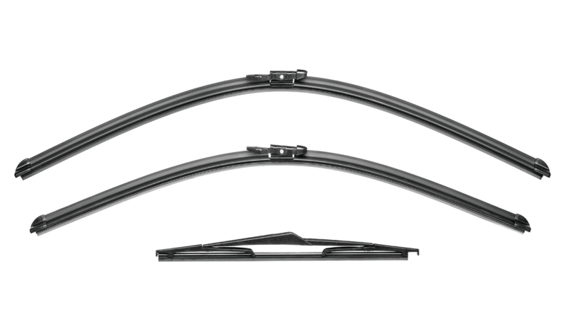 Wiper Blades For CITROEN C4 Hatchback  2004-2010  HQ Automotive Front Rear Set With Pinch Tap Connector