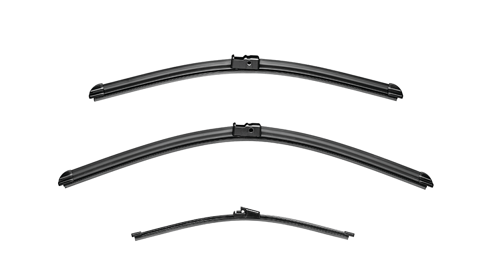 Volkswagen Polo wiper blades 9N Facelift Hatch wiper blades 2003 - 2005 Front & Rear Kit