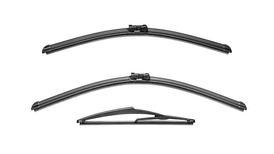 Abarth 595 wiper blades Hatch wiper blades 2014 - 2021 Front & Rear Kit