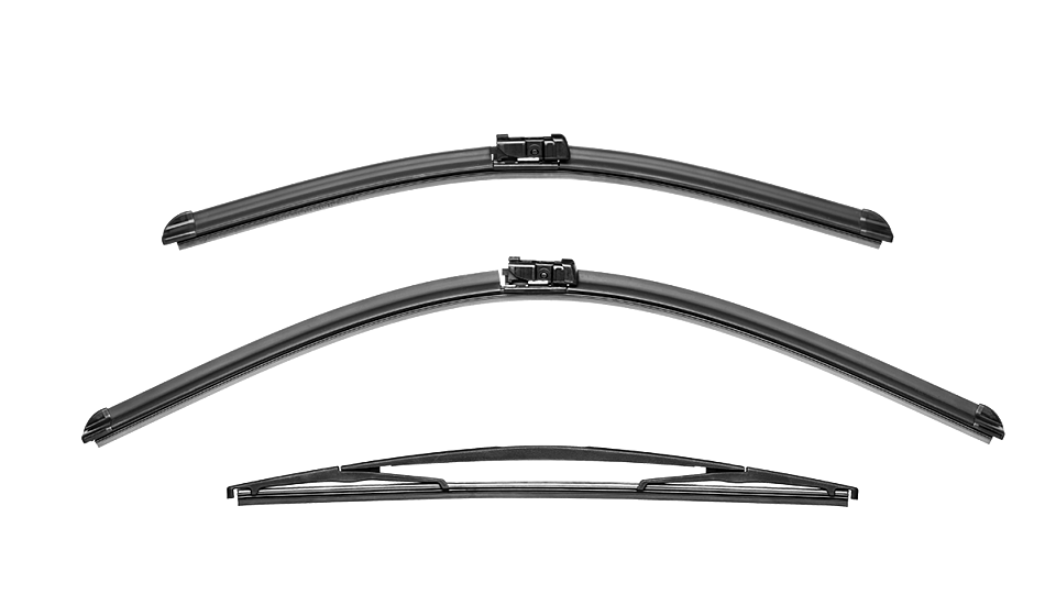 Mitsubishi Express wiper blades SN Rear Tailgate wiper blades 2020 - 2022 Front & Rear Kit