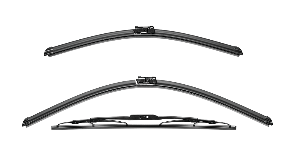 Volkswagen Caddy wiper blades 2 Rear Doors wiper blades 2007 - 2015 Front & Rear Kit