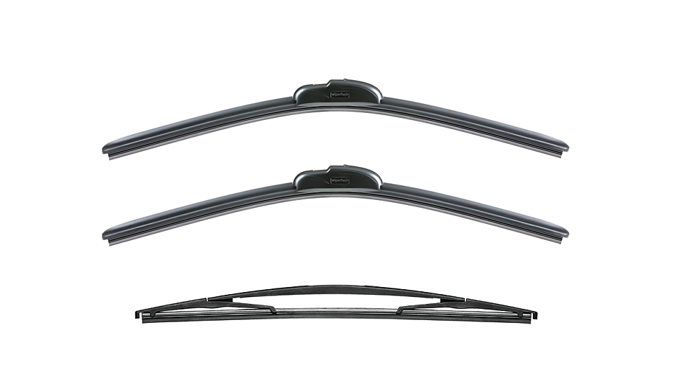 Renault Kangoo wiper blades X76 Rear Tailgate wiper blades 2004 - 2010 Front & Rear Kit