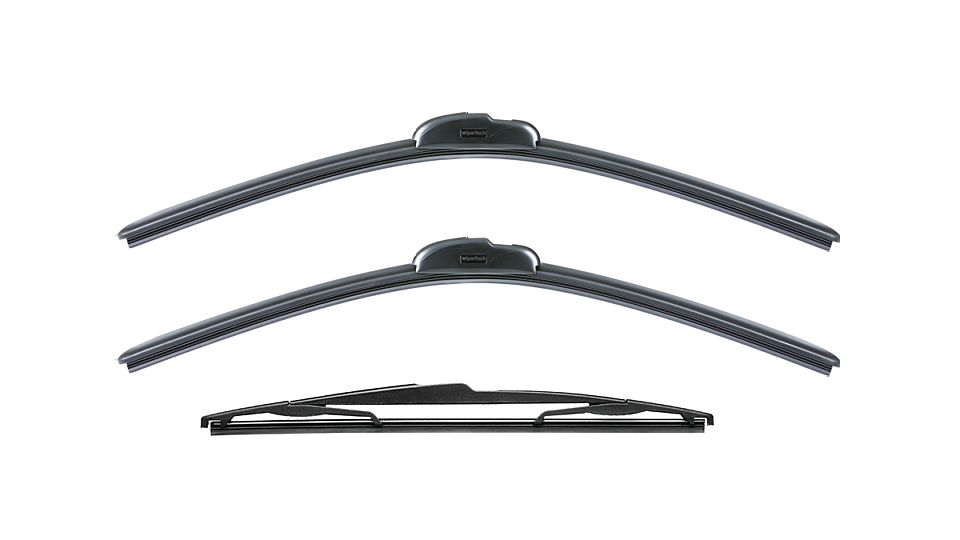 Peugeot 206 wiper blades T1 Facelift Hatch wiper blades 2001 - 2007 Front & Rear Kit